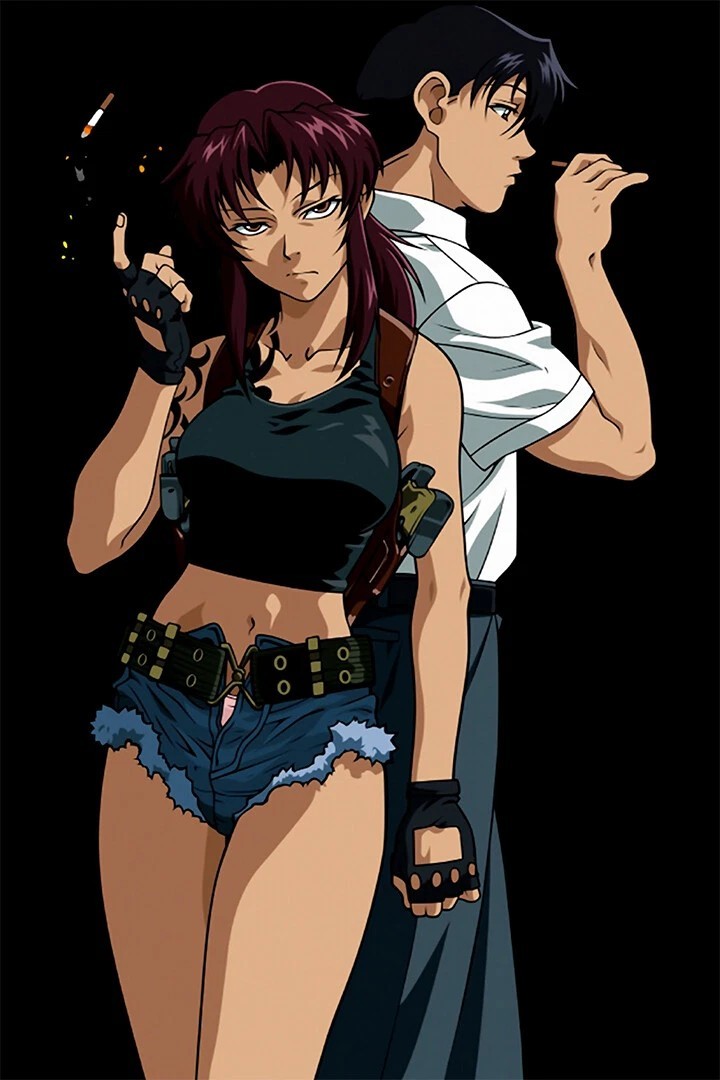 Black Lagoon Anime Poster print 11″x17″ inches home wall decor