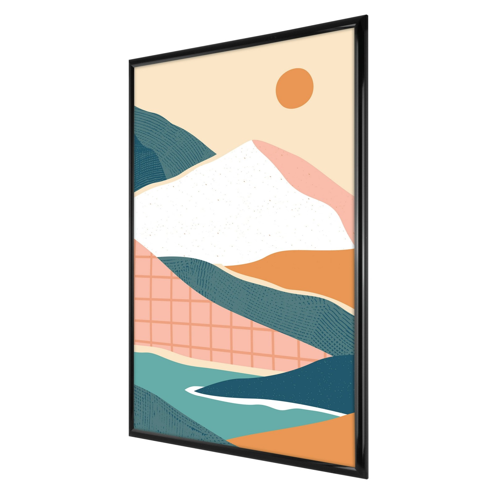 Mainstays – 22×34 Picture Frame – Black Rounded Profile Wall Photo Frame