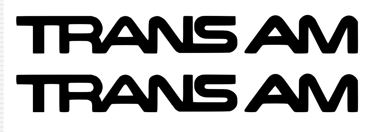 TWO Trans Am Vinyl Decals Many Sizes/Colors Buy 2 Prs Get 1 Pr Free FREE Ship