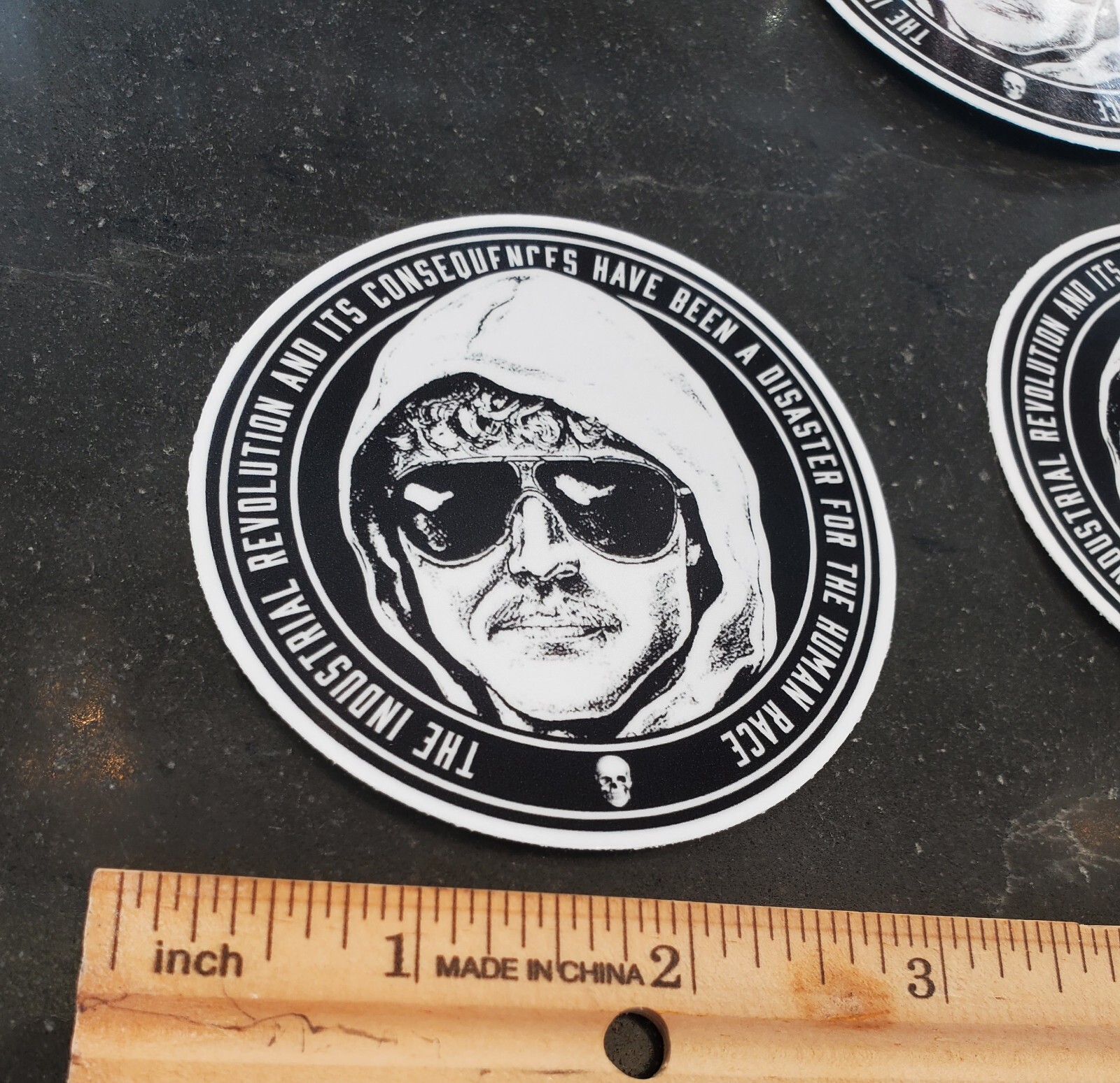 Unabomber Ted Kaczynski Sticker 3×3 Inches *5* YEAR WARRANTY