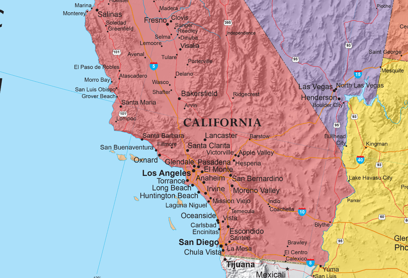 RMC 32″ x 50″ United States Wall Map Signature Series Wall Map Poster Mural XL