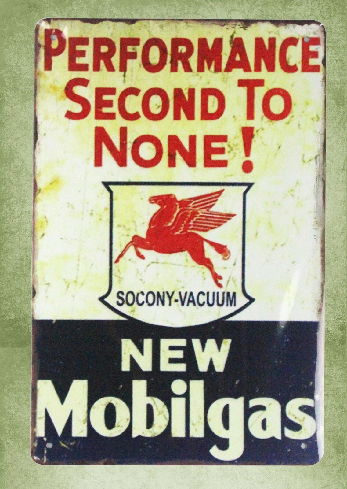 cool tin signs Performance Second To None New Mobilgas pegaus metal