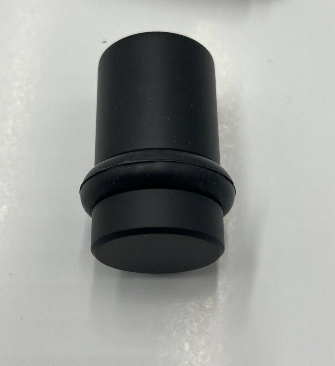 (QTY 6) Cylinder Floor Bumper, Matte-Black, 51.2 mm (2 Inch) Length