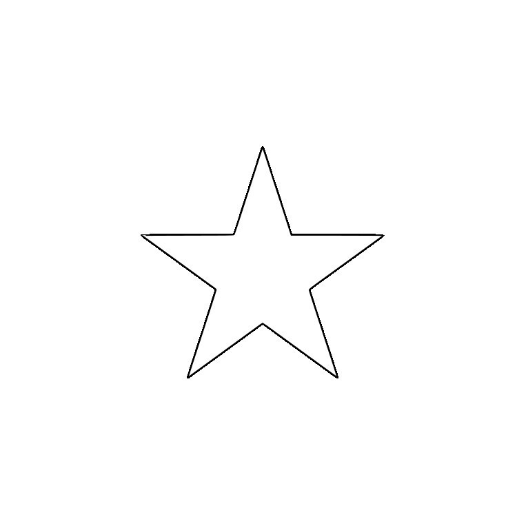 5 Point Star Vinyl Decal – Military Army Tactical Die Cut Sticker BULK Available