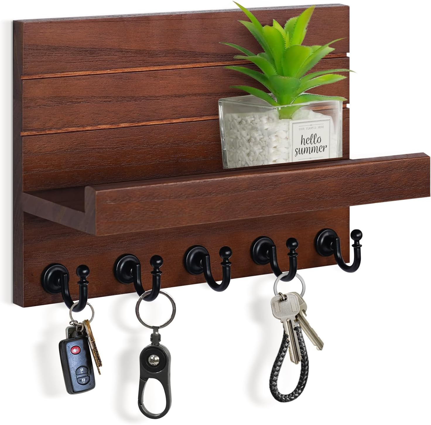 Mail and Key Holder for Wall: Easy Installation Modern Mail Holder Wall Mount Ke