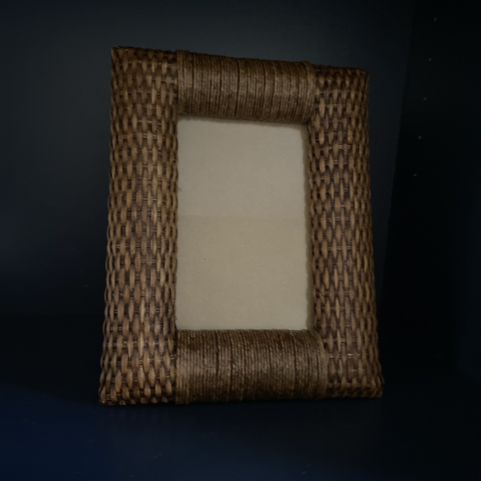 Argento S.C. Rattan Picture Frame Woven ,Coastal, Boho ,Organic,Minimalist Home
