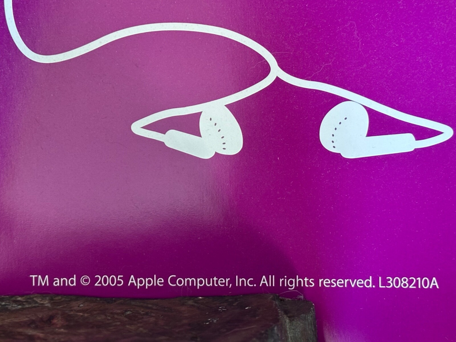 VINTAGE Poster Apple Ipod Acessories Promotional Advertising Poster 2005