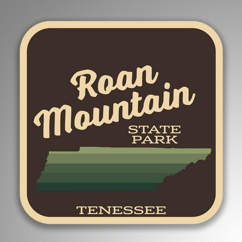 Roan Mountain State Park Decal Sticker | 4-Inches By 4-Inches | Vinyl Sticker |