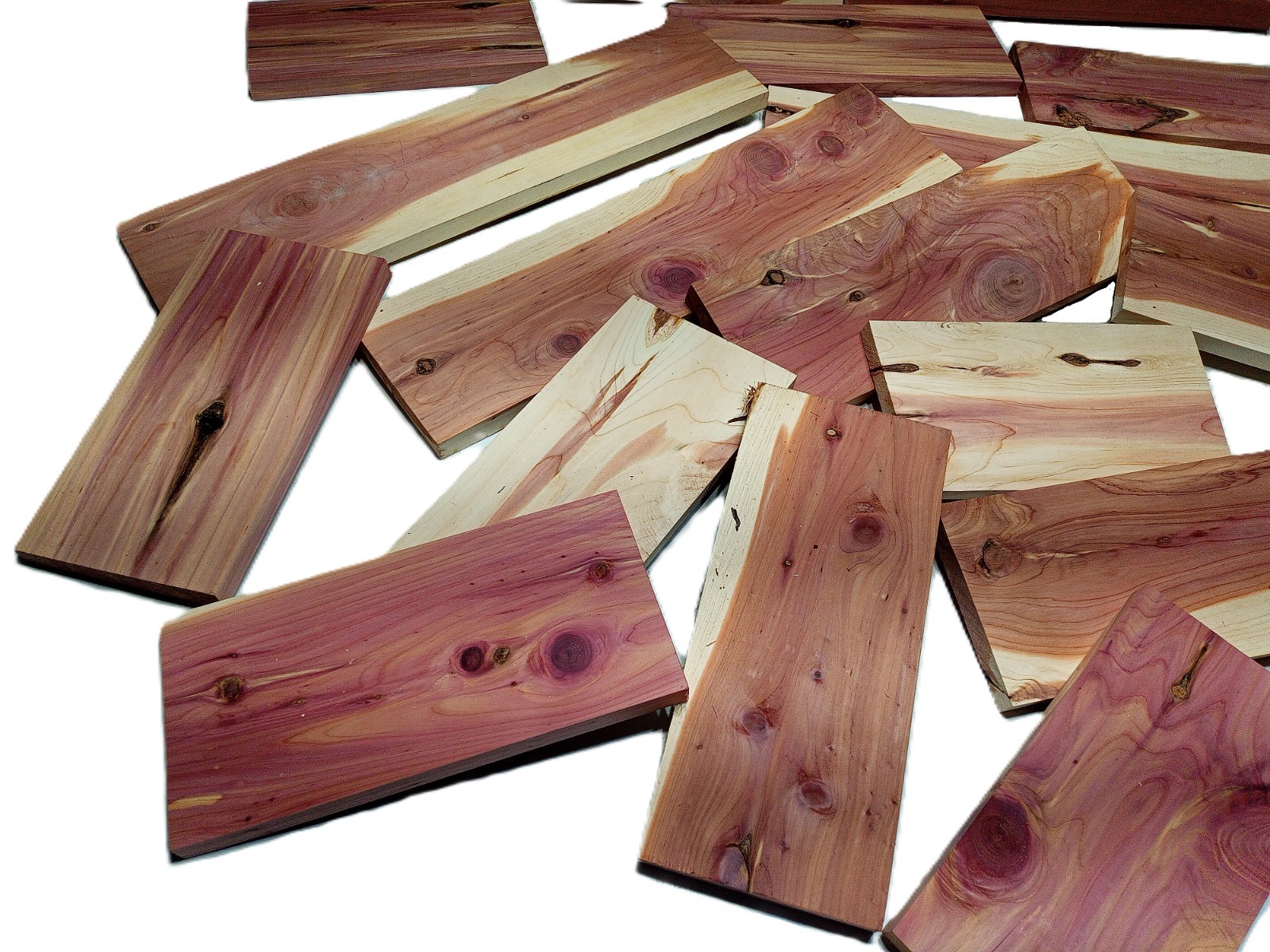 10lbs Red Cedar Wood PLANED SMOOTH Kiln Dry Scrap Lumber Drop Pieces SHIPs FREE!
