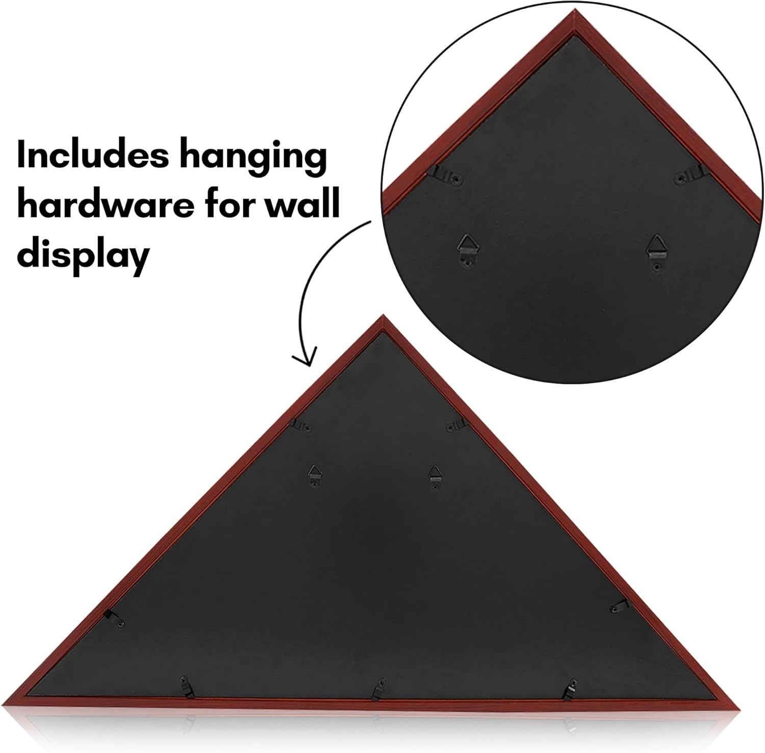 Americanflat Large Flag Display Case – Fits Folded 5×9.5 Burial Flags –