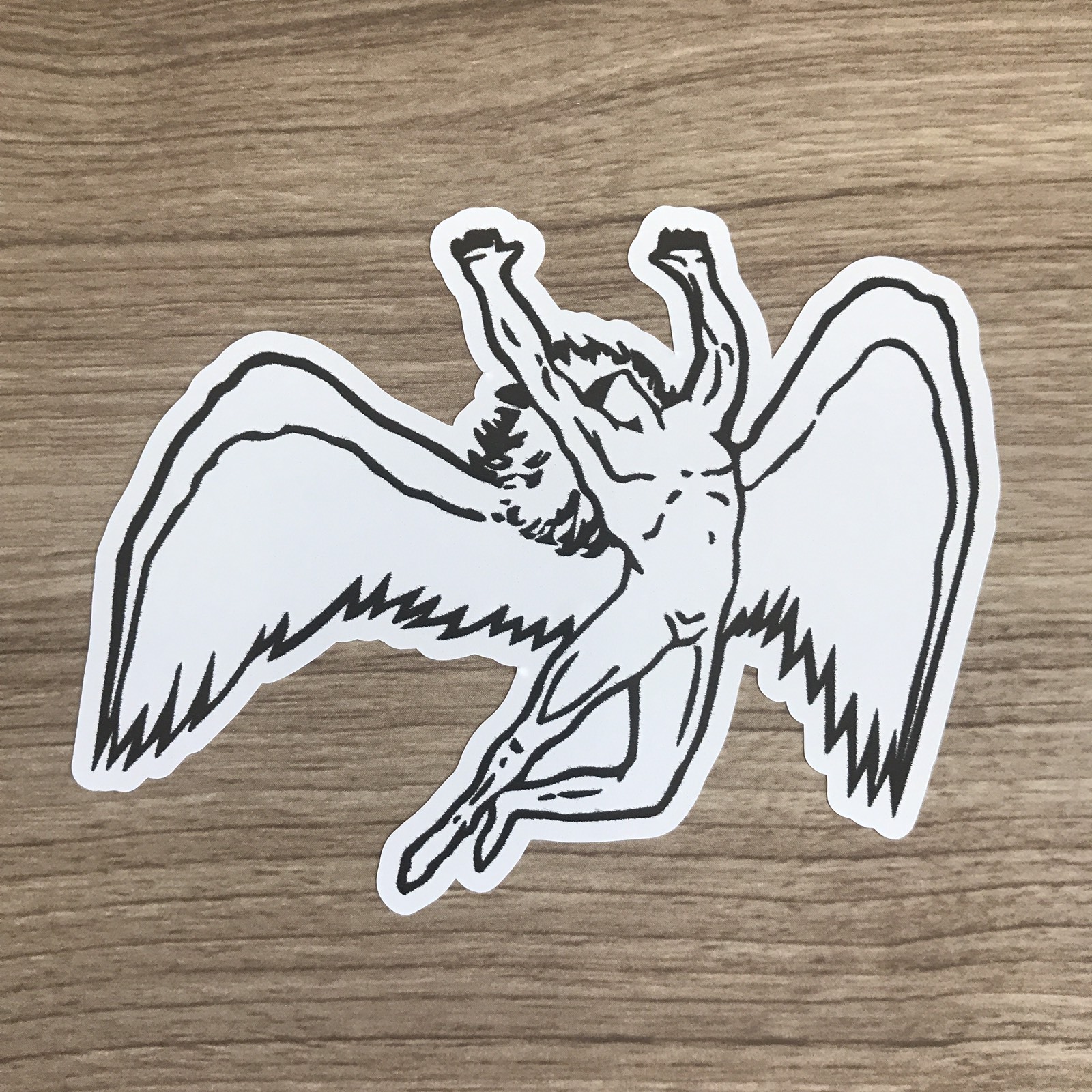 Led Zeppelin Angel 4″ Wide Vinyl Sticker – BOGO