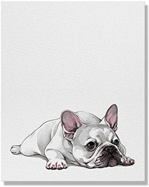 Cute French Bulldog Artwork for Home Decor