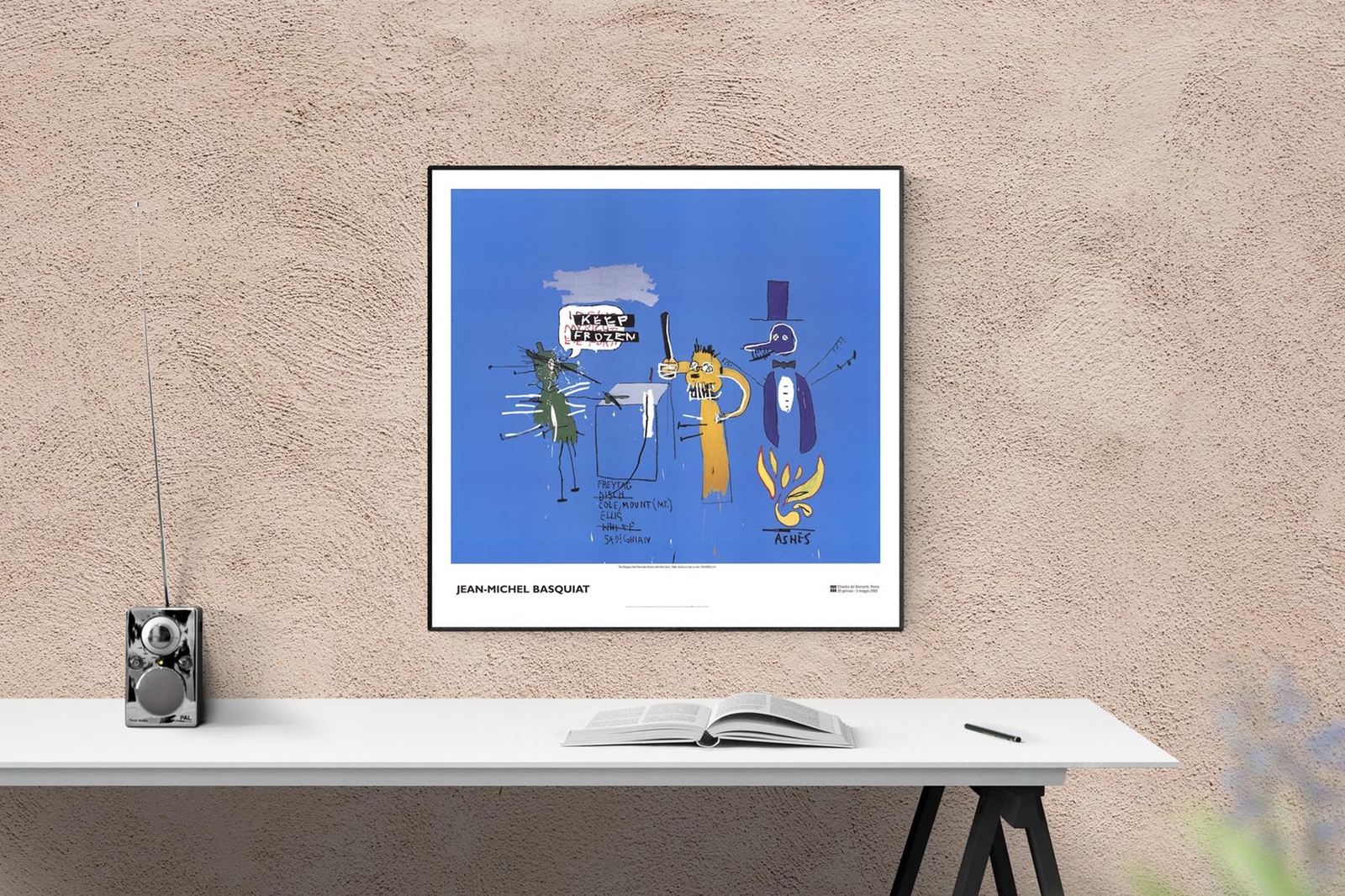JEAN-MICHEL BASQUIAT The Dingoes that Park Their Brain with Their Gum 38.5″ x 39