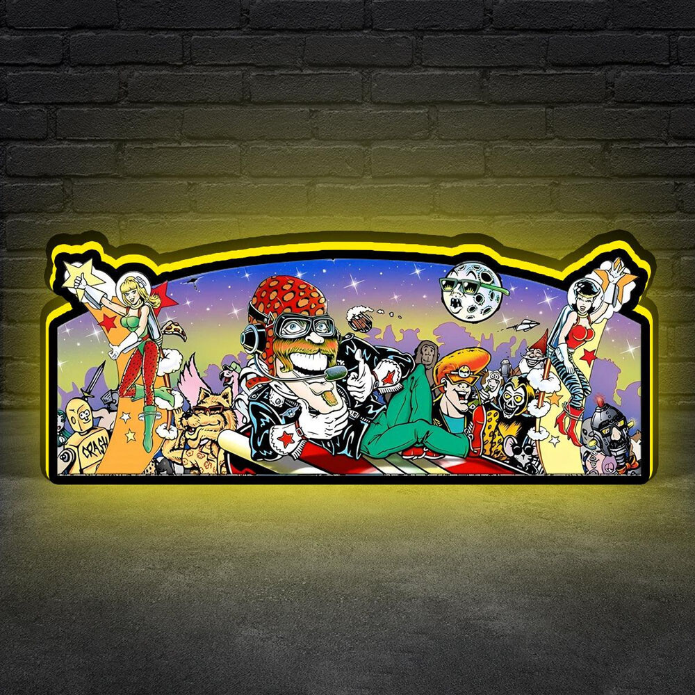 DR Dude Pinball Topper LED Lightbox 3D Printed Lightbox Rock Your Game