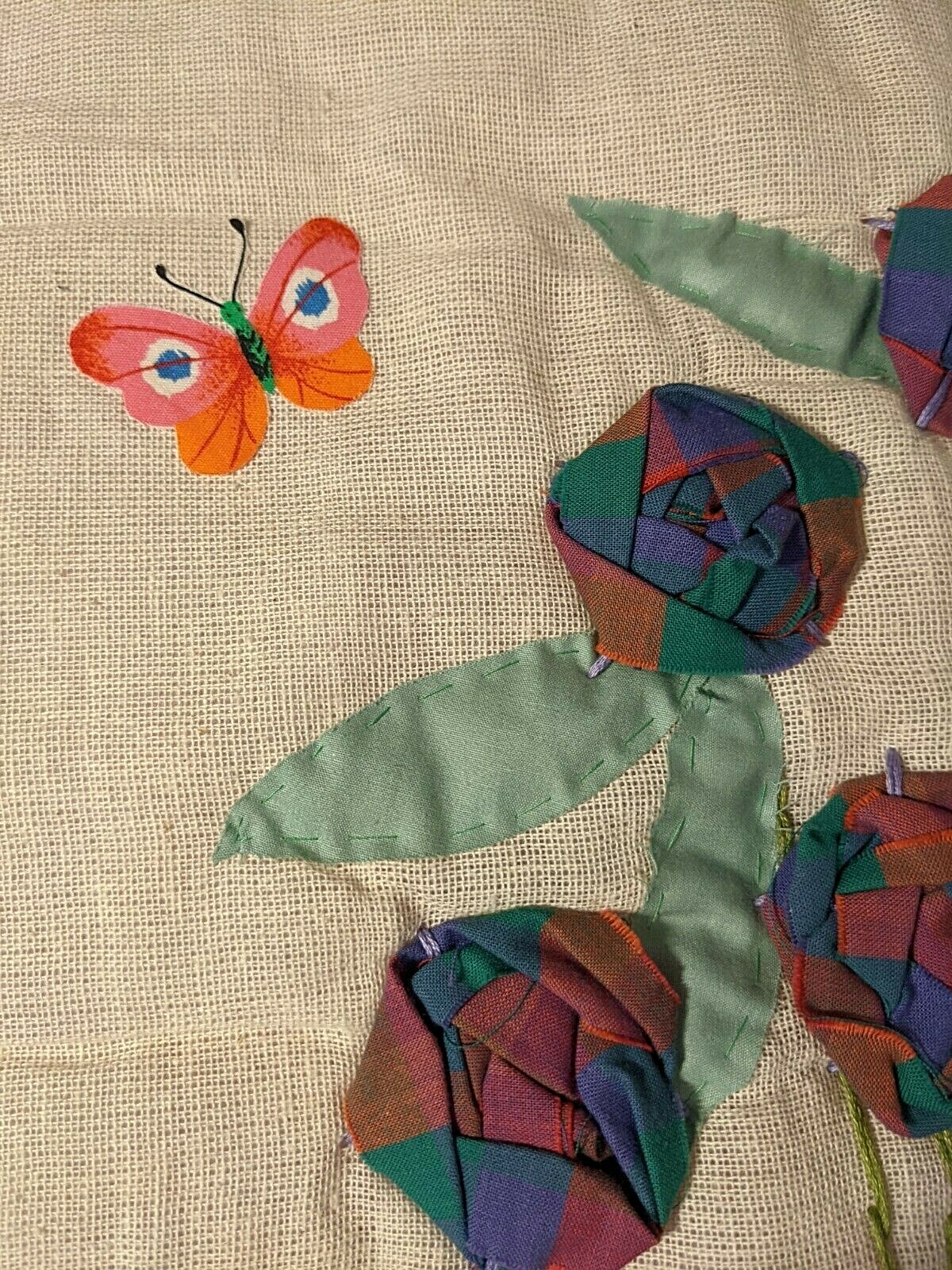 Padded 3D Applique Cotton Unisex Baby Blanket NEW Handmade Unique 28′ x 22′