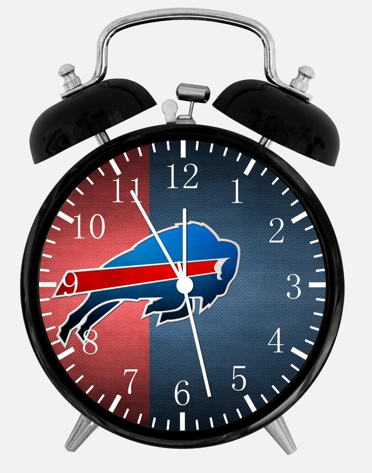 Buffalo Bills Alarm Desk Clock 3.75″ Home or Office Decor E195 Nice For Gift