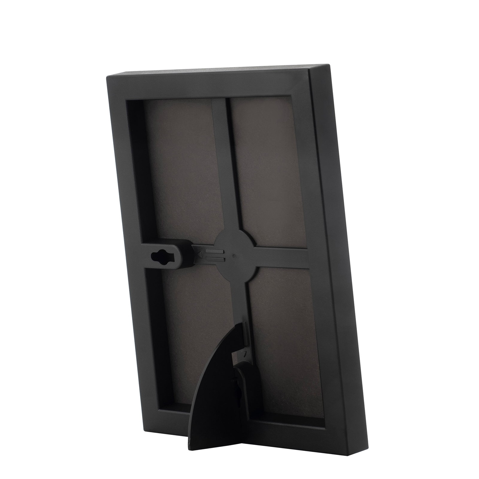 Mainstays 5×7 Front Loading Picture Frames, Black, Set of 6