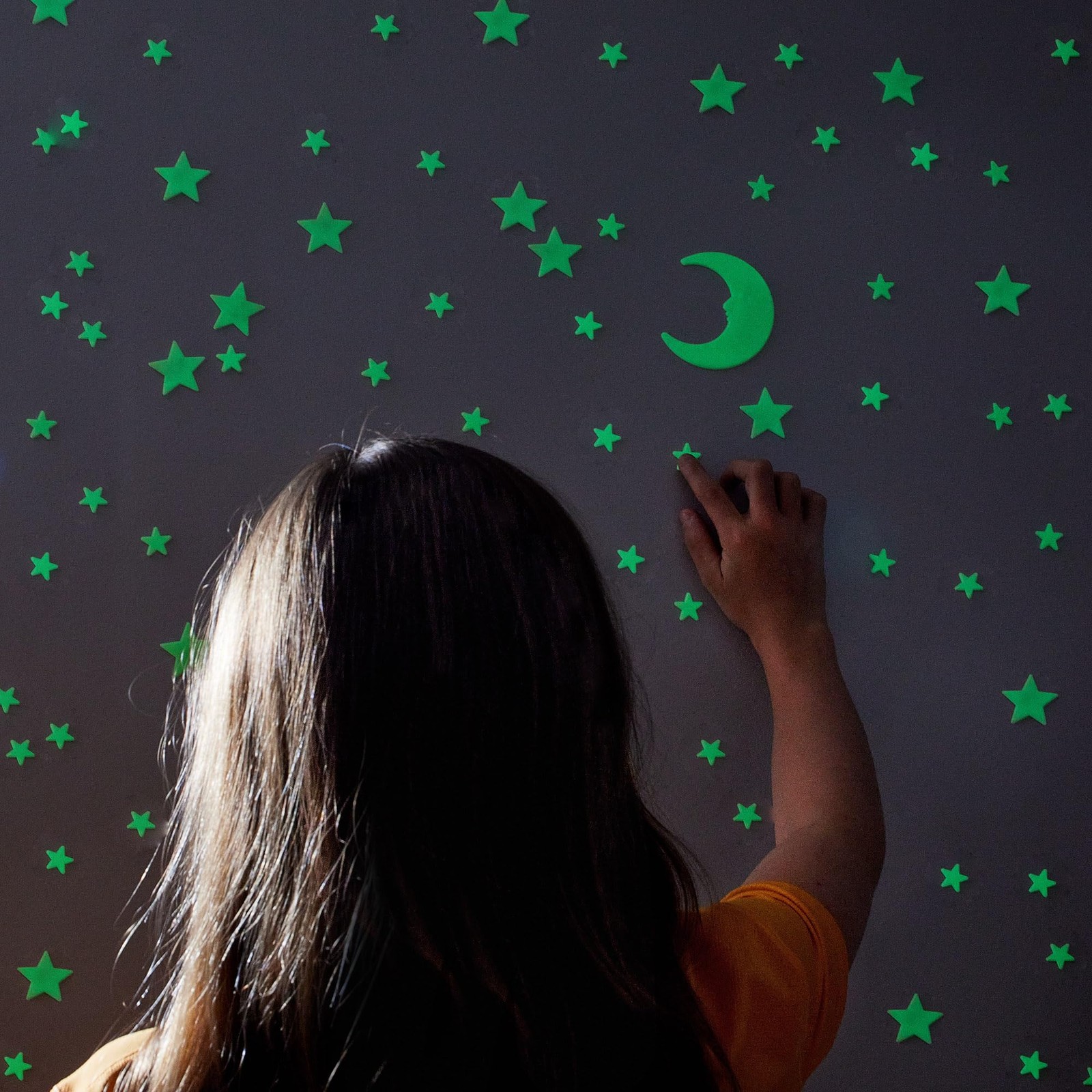 Green Sky Deluxe Glow Stars; in 8 Inches X 5 X 4 Inches, White