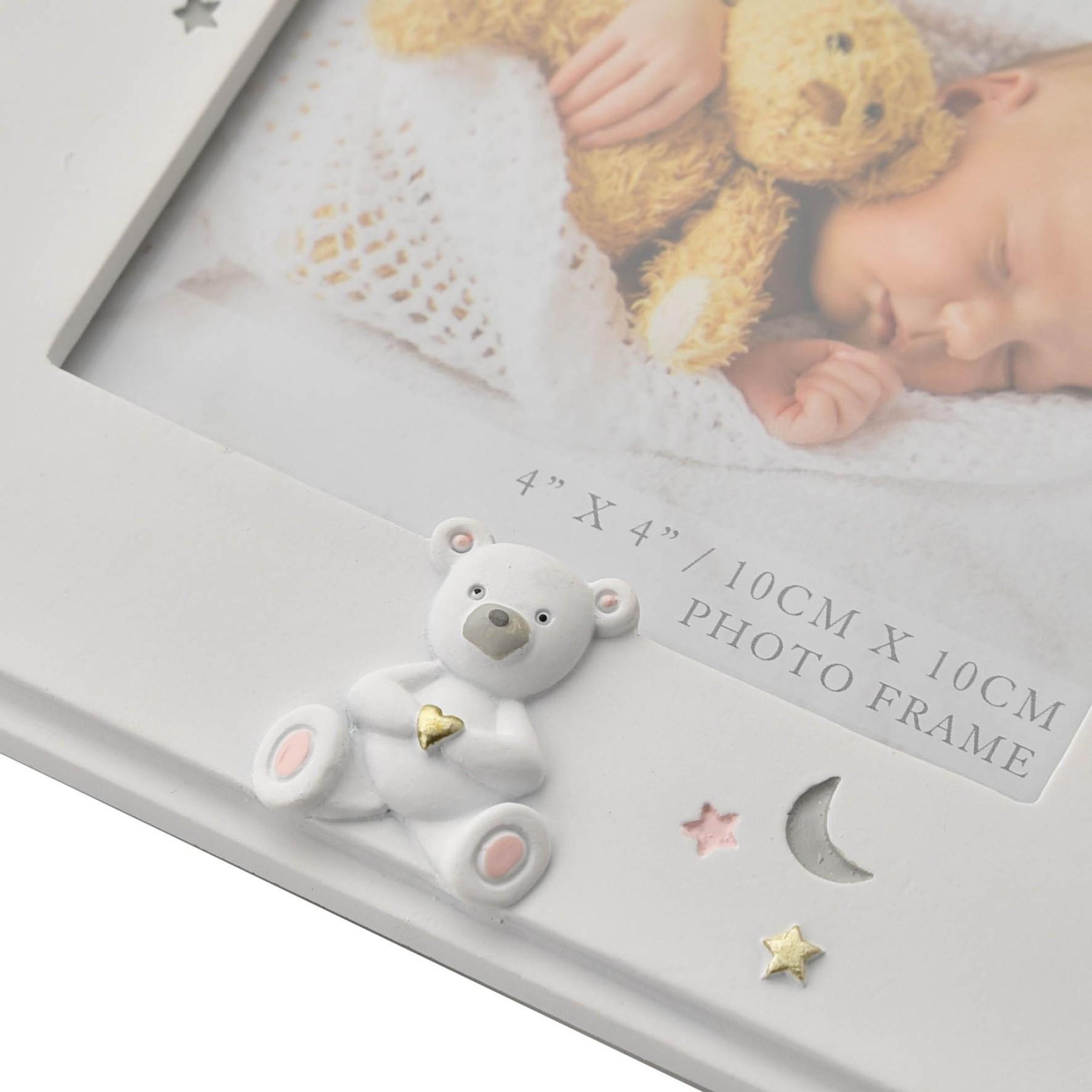 Baby 4” x 4” Photo Frame Bambino Cream Unisex – baby Girl