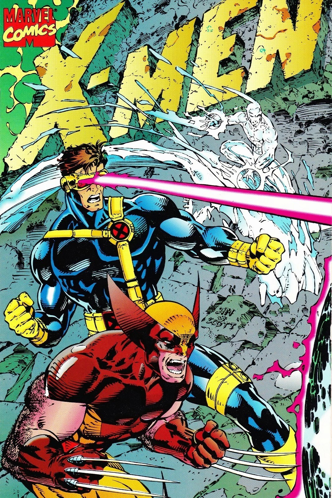 X-Men Comic Book Cover Wolverine Cyclops Iceman POSTER PRINT 16″x24 HOME DECOR
