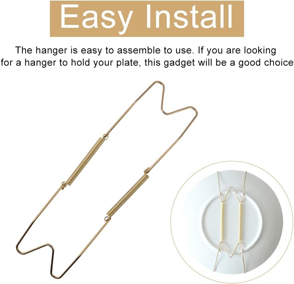 8 10 12 14 16Inch Plate Hangers for Walls Dish 10in, as picture show