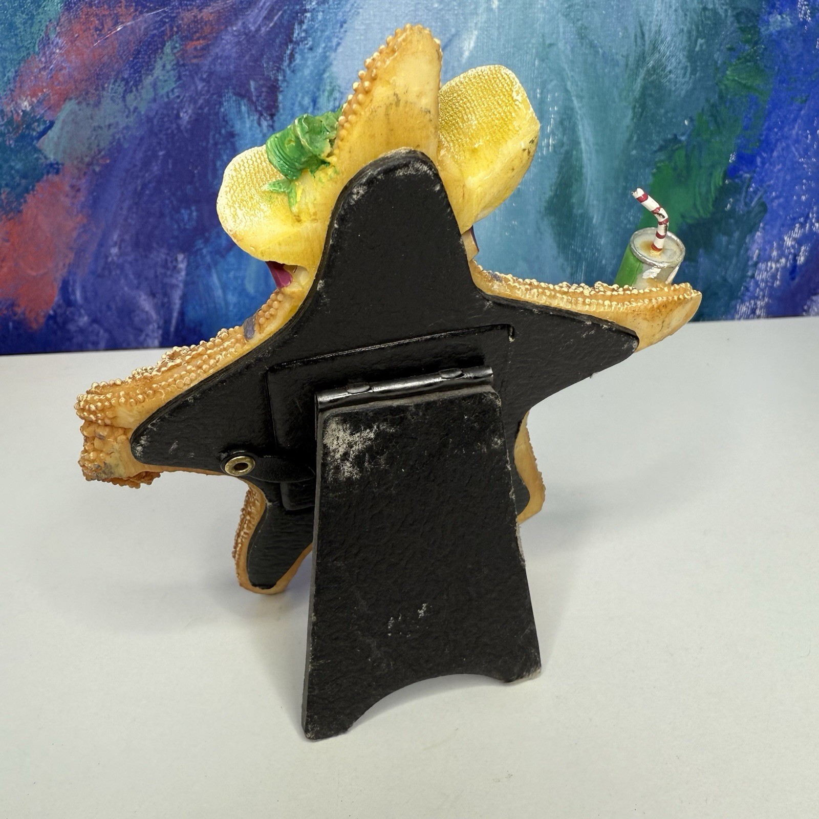 Tiny Starfish in a Bikini Photo Picture Frame 1.5” x 1.5” Beach Novelty Vacation
