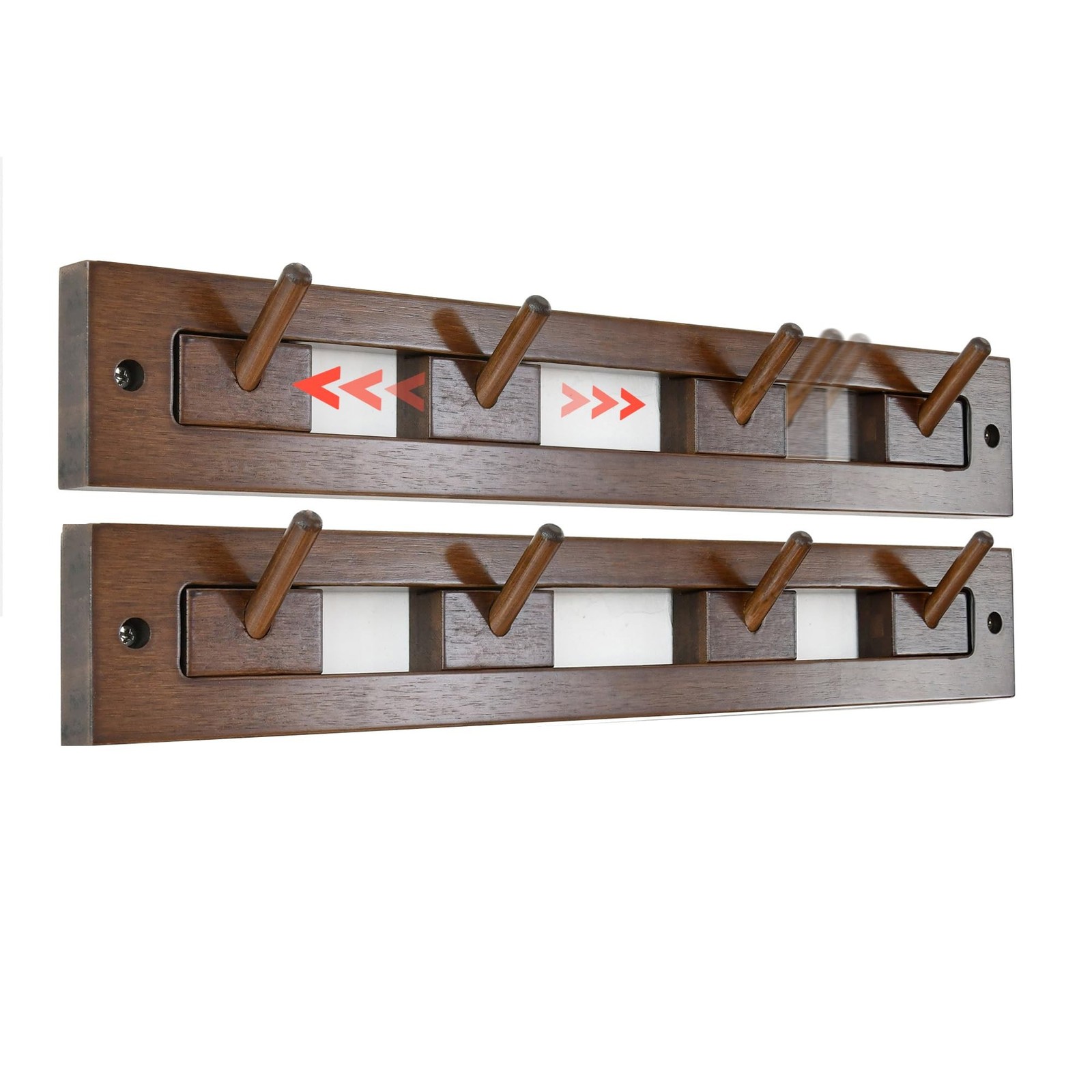 coat rack wall mount,Wall Coat Rack with 4 Movable Hooks,backpack hanger for …