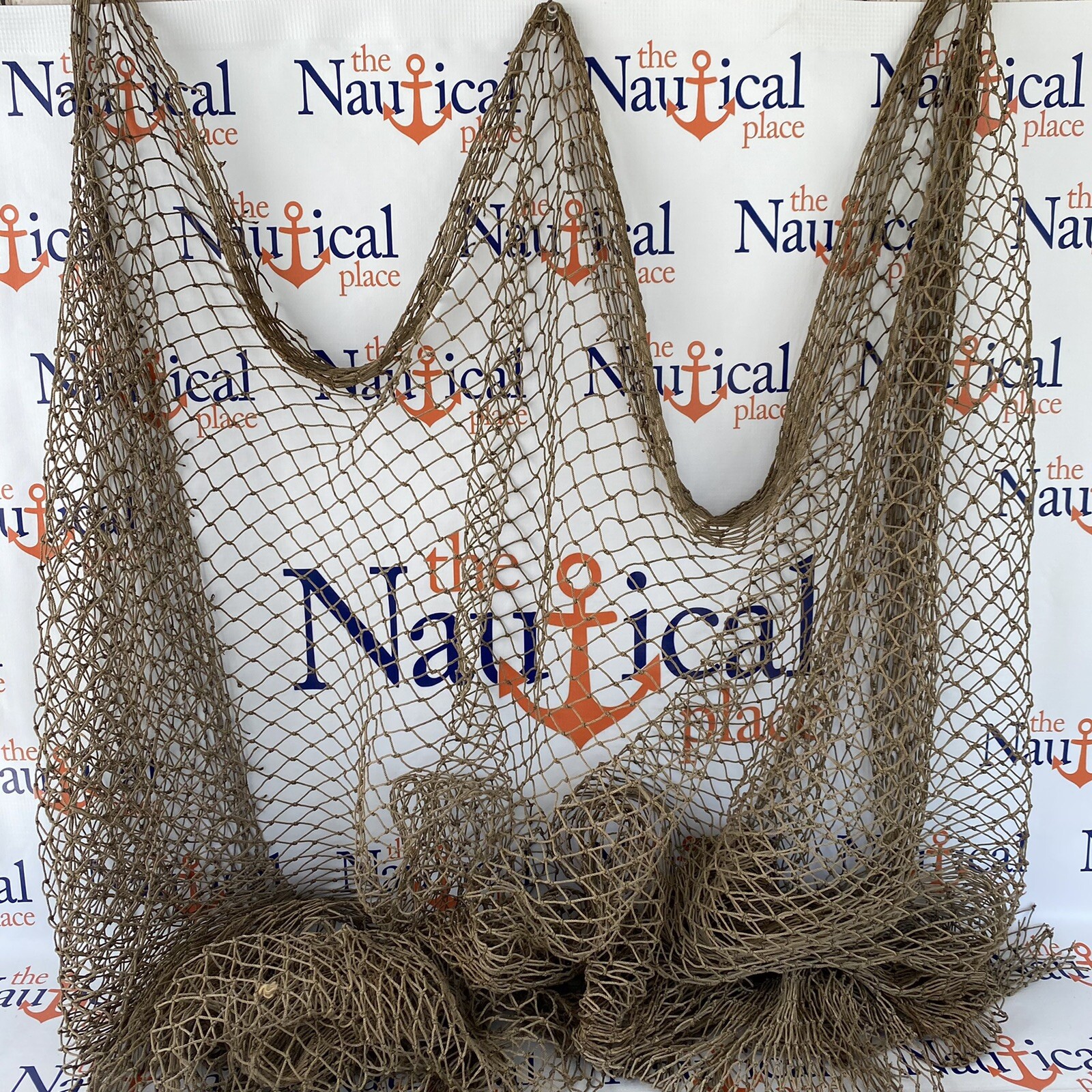 Authentic Fishing Net, Old Vintage Netting, Decorative Used Fish Net, Nautical