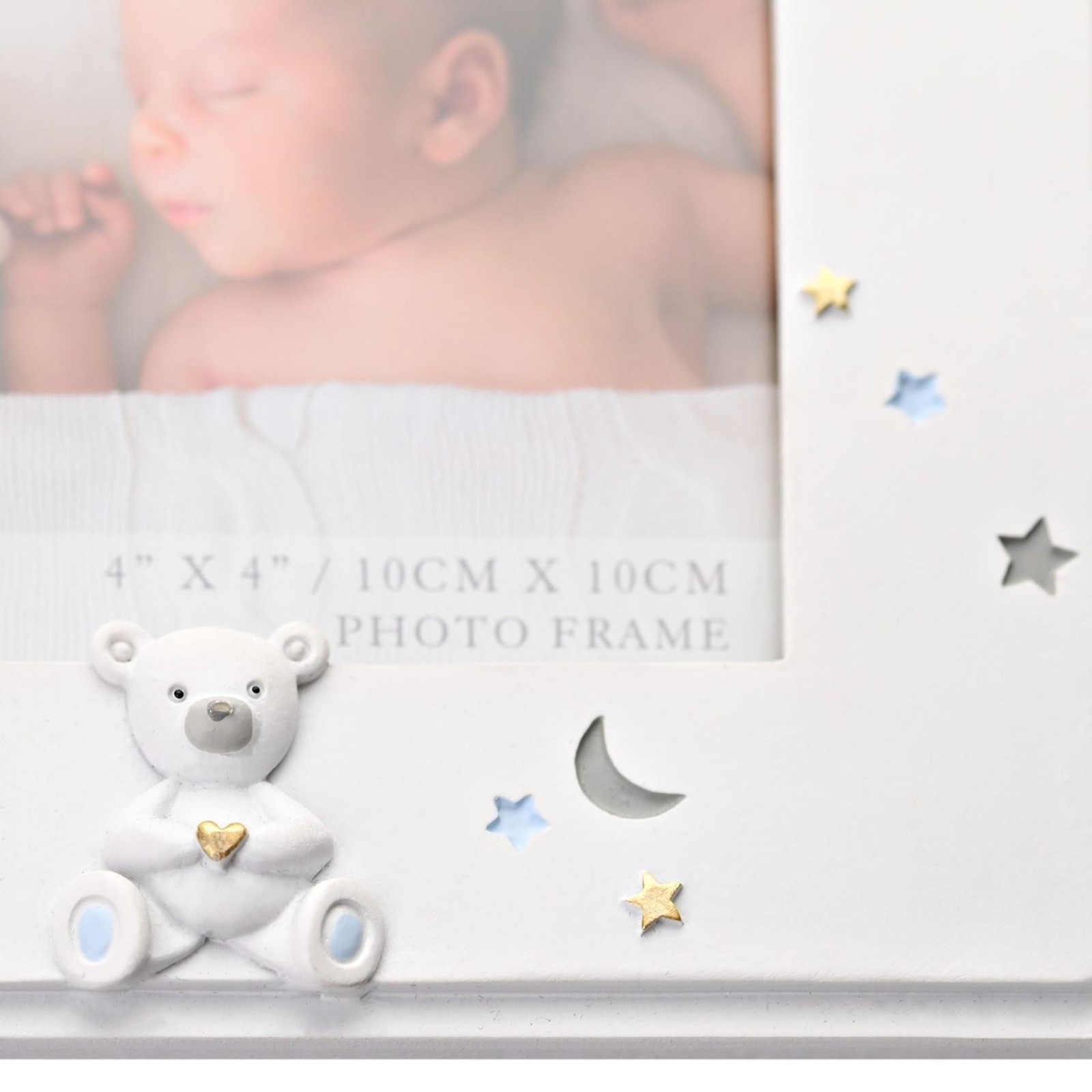 Baby 4” x 4” Photo Frame Bambino Cream Unisex – baby Boy