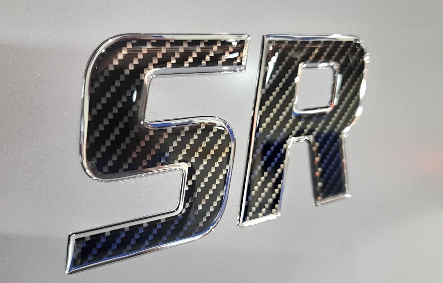 Carbon Fiber Boat Numbers and Letters 3” Waterproof Marine Registration Decals