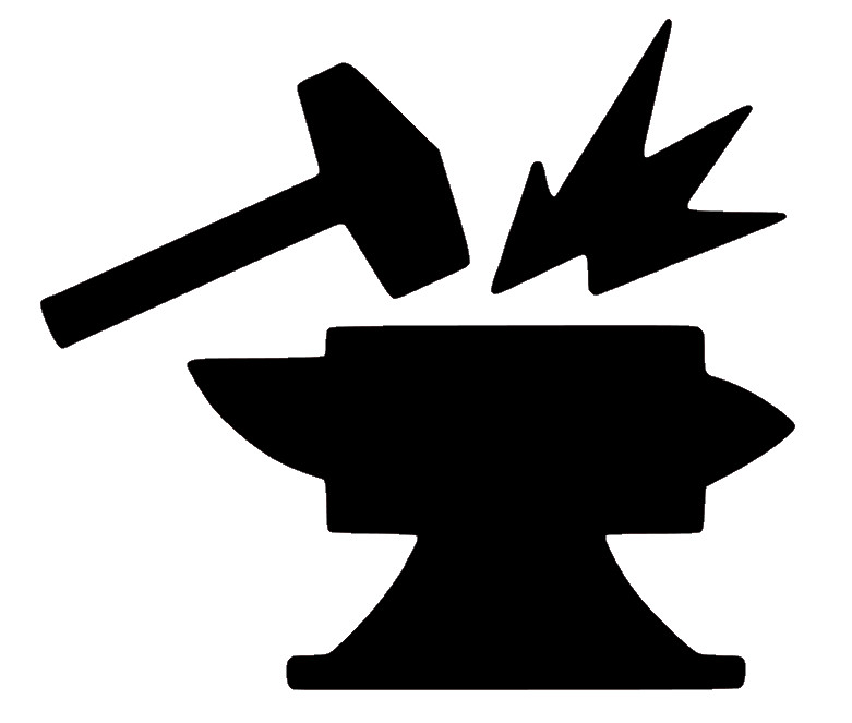 BLACKSMITH, FORGE, HAMMER, ANVIL, Decal Stickers for Cars, Laptops, Tablets
