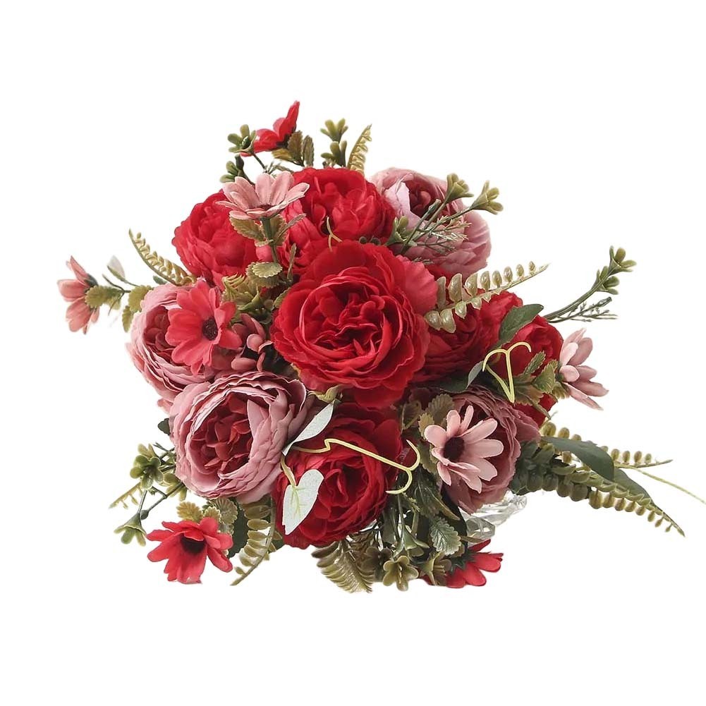 Colorful Faux Peony Arrangement Perfect Floral Decoration for All for OCCASIONS