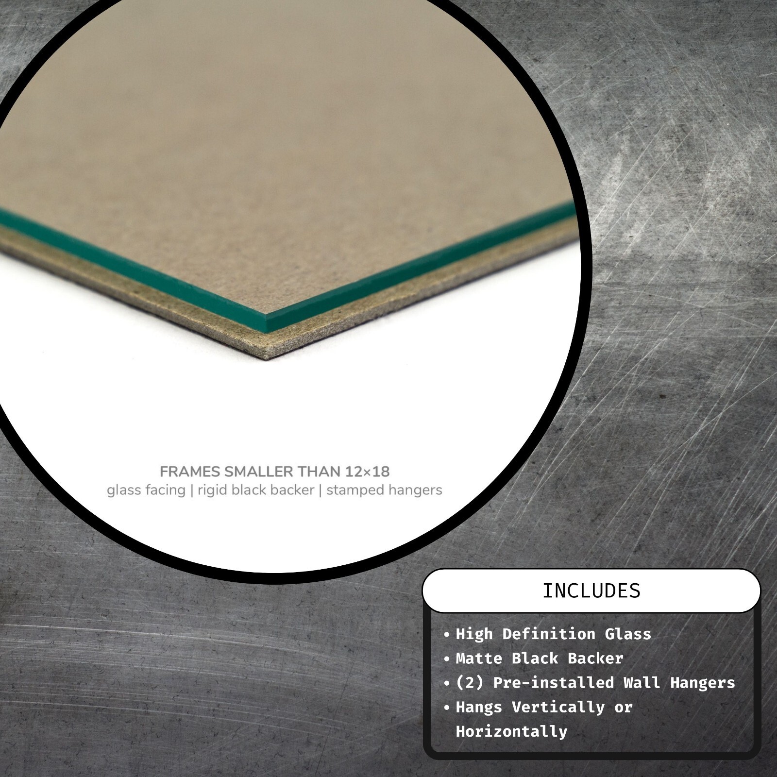Essentials, Modern 1 Inch Wide Satin Black Picture Frame With a Mat, 4- Pack
