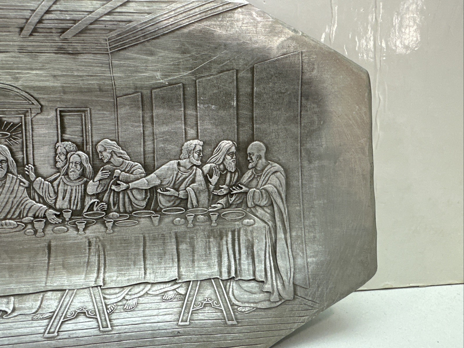 Wendell August Last Supper 12×6 Inches Handmade