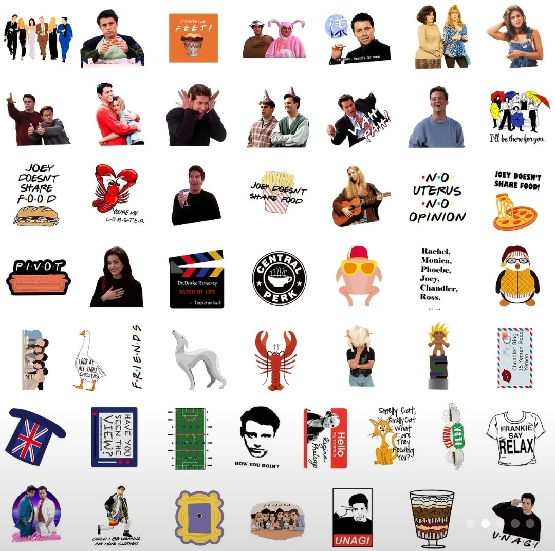 20 PCS Friends TV Show Stickers BRAND NEW