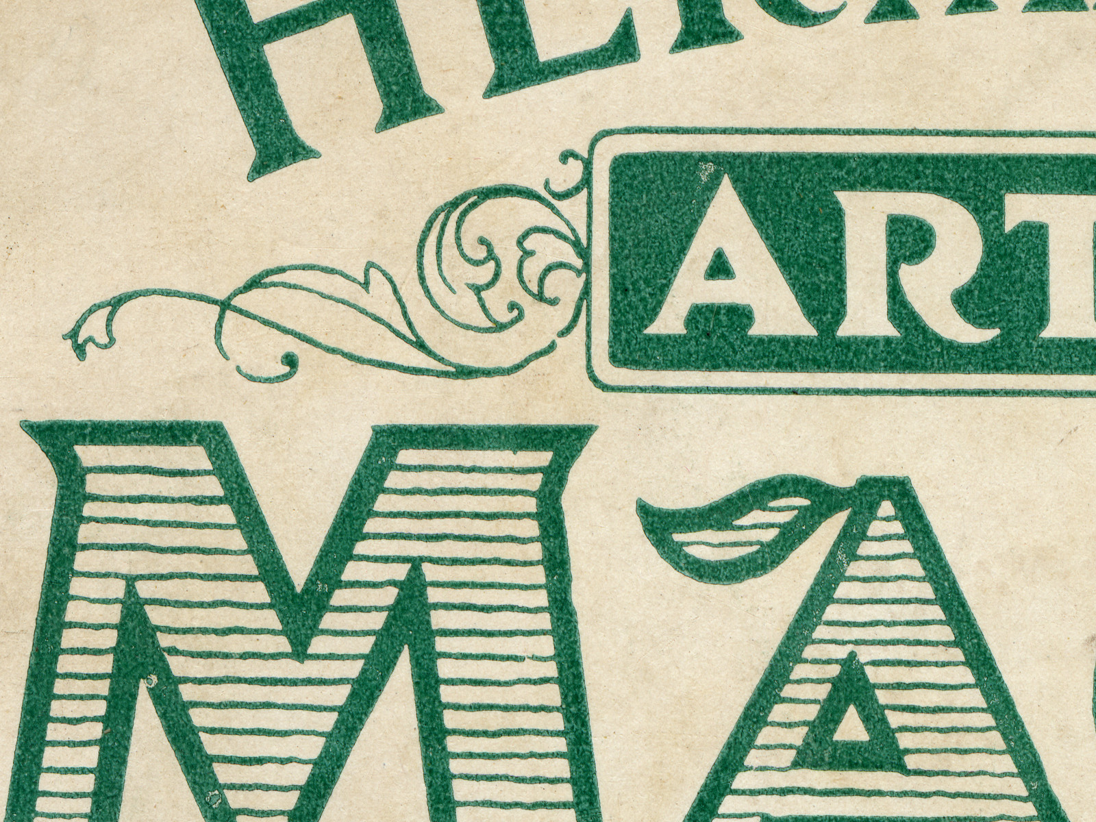 1910 Hermann’s Art of Magic POSTER – Magician – Performer – Stage – Tricks