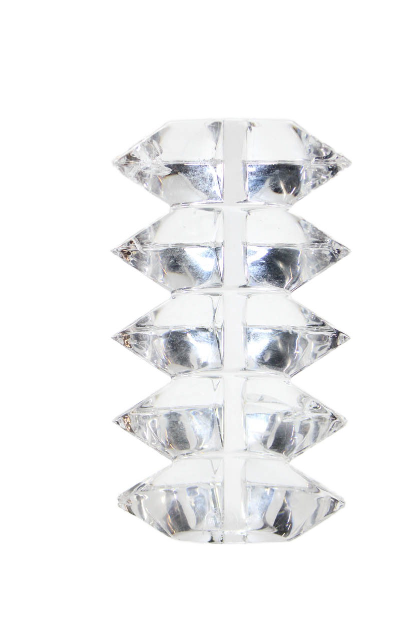 Baccarat Vintage Unisex Adults Crystal Glass Mirror Picture Frame Holder