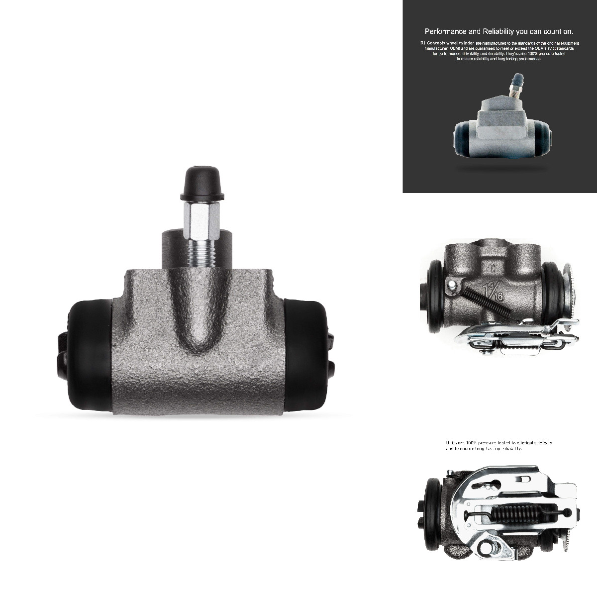 Dynamic Friction Company Front Left Upper Brake Wheel Cylinder 375-54114 For