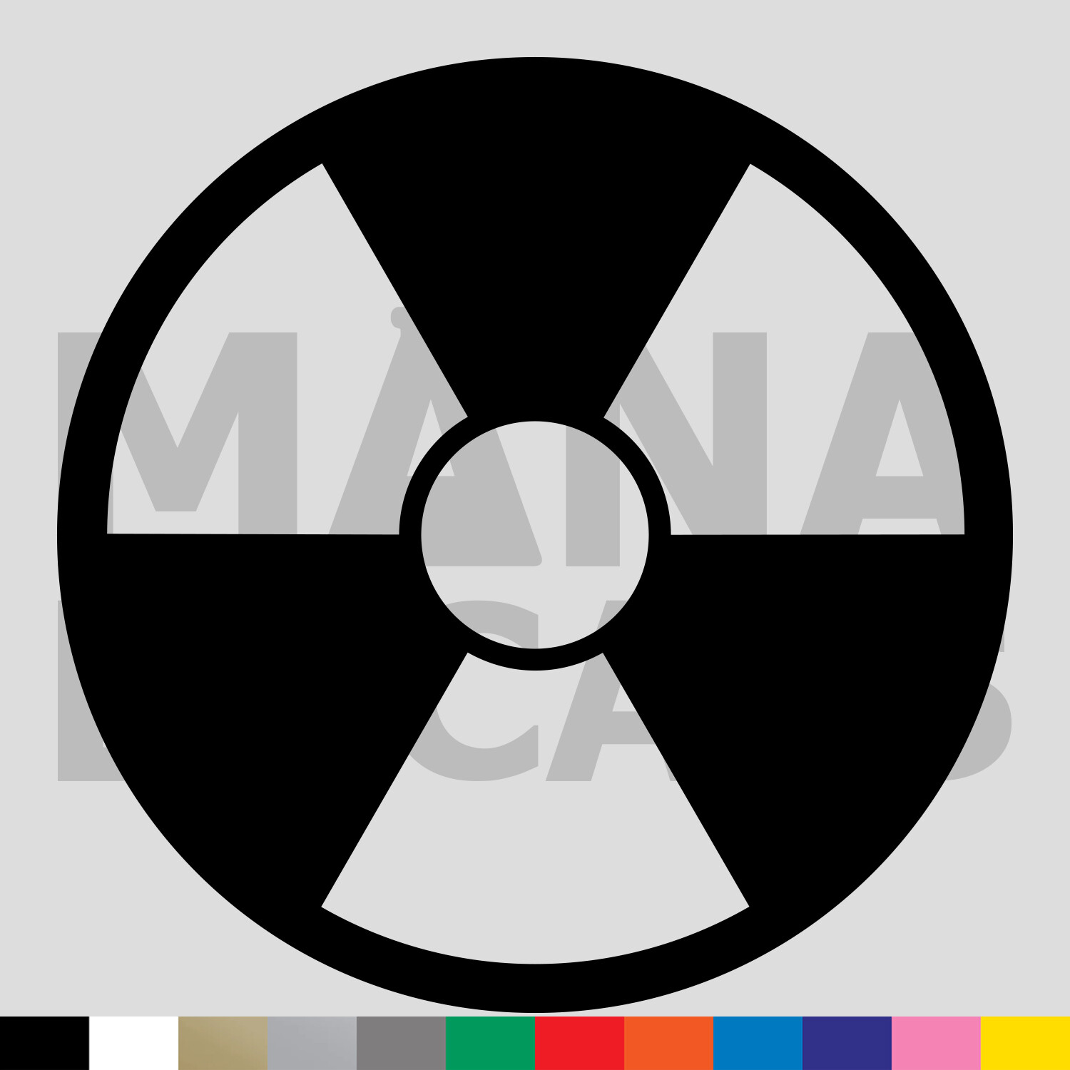 Radioactive Symbol Vinyl Die Cut Decal Sticker – Radiation Danger Warning Sign