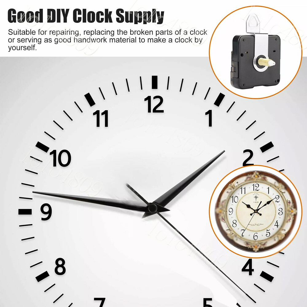 3 Set DIY Wall Quartz Clock Movement Mechanism Replacement Repair Tool Parts Kit