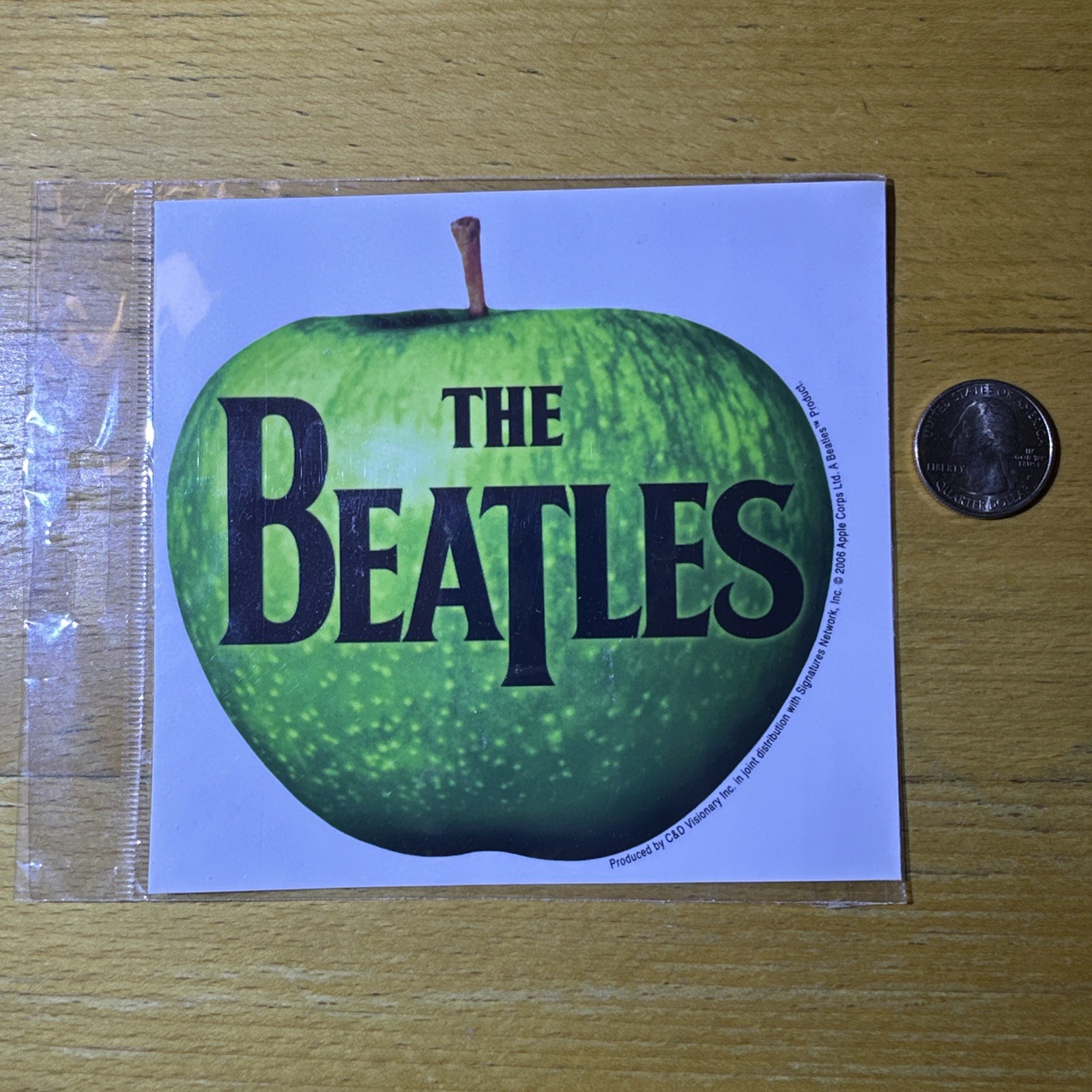 The Beatles Green Apple Records – Vinyl Sticker – 5 x 5 inches