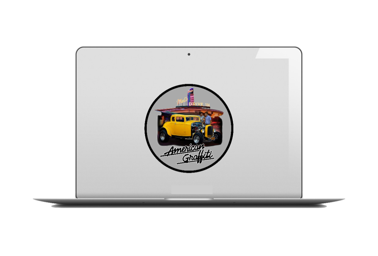 Movie – American Graffiti 4″ Vinyl Decal Handmade Vehicle Decor Laptop Cooler 26