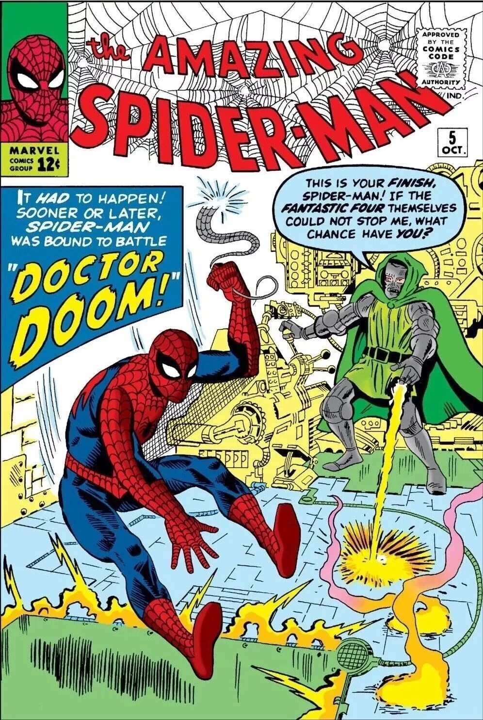 AMAZING SPIDER-MAN #5 COMIC BOOK COVER Poster print 11″x17″ inches