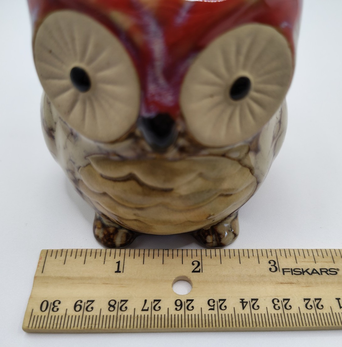 Owl Planter with Artificial Succulent Plant