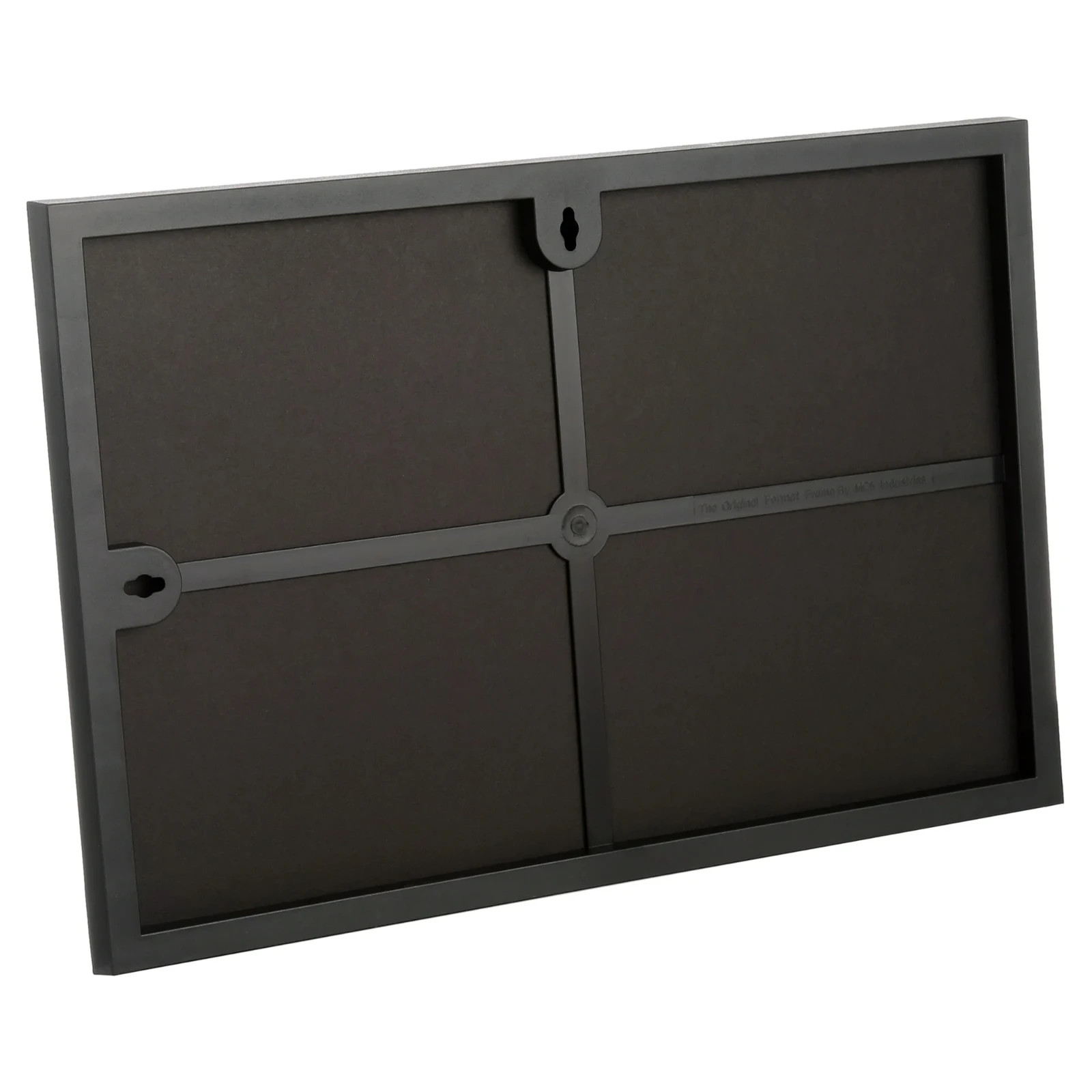 Mainstays Photo Frames – 11×17 inch – Black, front-opening, set of 6.