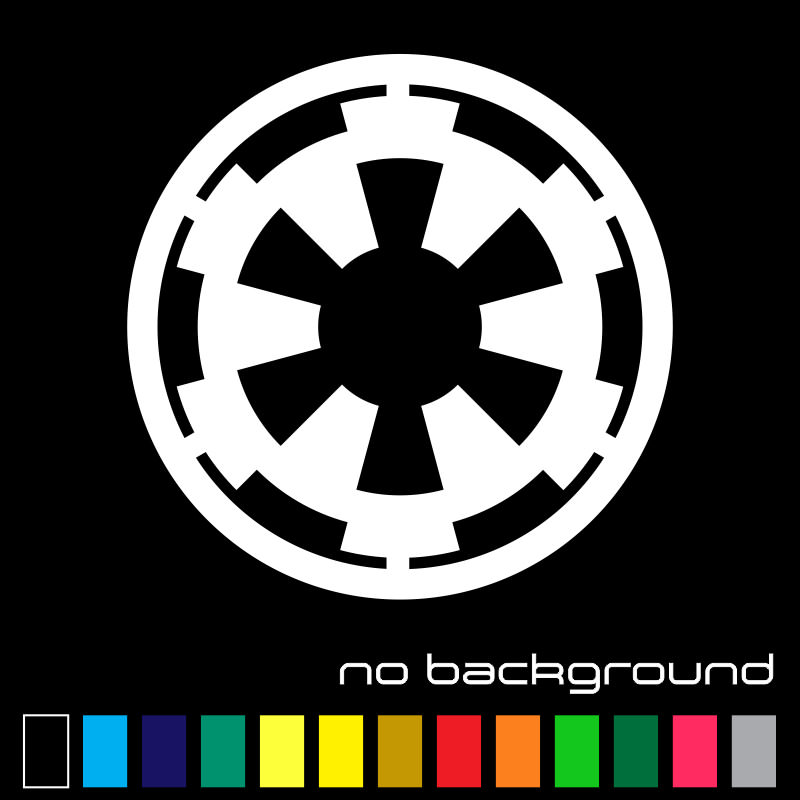 Star Wars Galactic Empire Sticker Vinyl Decal Die Cut – Car Window Wall Decor
