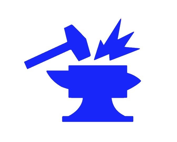 BLACKSMITH, FORGE, HAMMER, ANVIL, Decal Stickers for Cars, Laptops, Tablets