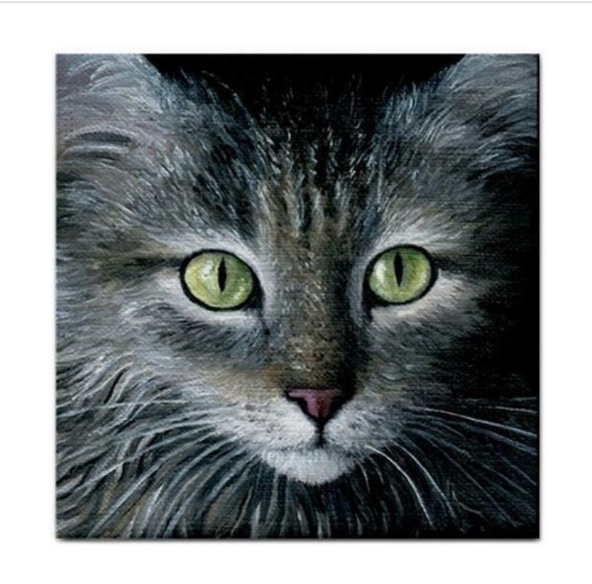 Large Ceramic Tile 6×6 inches Printed in USA Cat 478 Art painting L.Dumas