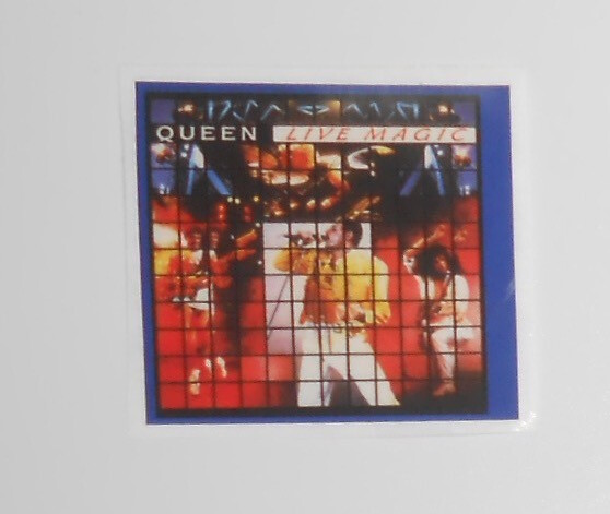 Queen Live magic Small Sticker (square) 1.5×1.5 Freddie Mercury