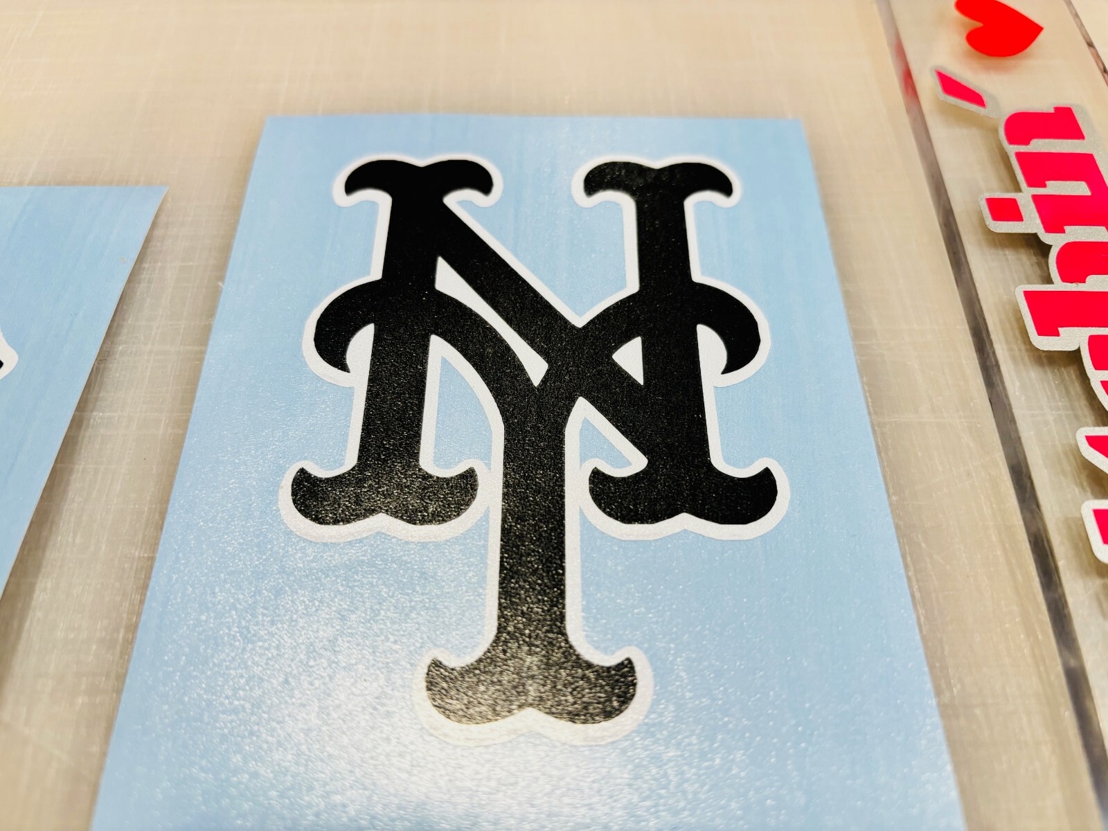 Mets ”NY” City Connect Vinyl Decal – Many Sizes Buy 2 Get 1 FREE